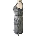Boom Boom Jeans Boom Boom Y2K Black Stone Washed Body Con Denim Mini Dress Photo 6