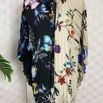Etro Accordion Black And Beige Caftan Floral blouse Size undefined Photo 0
