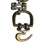 Rare One Of A Kind Horse Bit Modernist Multi Metal Bracelet Unisex Photo 4