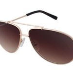 Ted Baker Gold Floral Brown Lense Aviator Sunglasses w/Case B611 58 13 140MM Photo 1