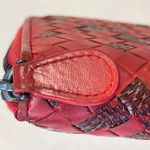 Bottega Veneta Bottega Red Intrecciato Woven Nappa Leather/Snakeskin - Preowned Photo 5