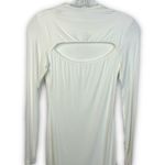 Naked Wardrobe NEW Bodycon Cutout Long Sleeve Mini Dress White Size Medium Photo 1