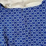 Mario Serrani  blue geometric sheath dress 2 Photo 3