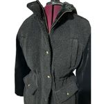 EDEN SOCIETY Faux Fur Wooly Coat Stitchfix Cinch Waist Jacket Black NWT Medium Photo 4