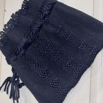 NAVY BLUE NYLON BUCKET BAG DRAW STRING/ROPE CLOSURE Photo 2