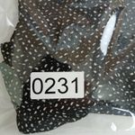 LC Lauren Conrad Black White Dot Print Square Neck Long Sleeve Blouse Top XS Photo 5