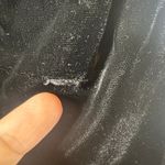 Bruce Oldfield Vintage Black Long Sleeve Mock Neck Velvet Dress Photo 4