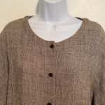 Eileen Fisher  Organic Linen Tweed Style Cardigan Photo 1