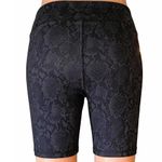 All In Motion Black Lace Print Activewear Workout Yoga Bike Shorts ~ Women's XS Photo 1