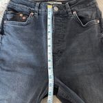 Free People  Women's Distressed‎ Jeans Skinny Button Fly Slim Fit Black Size 26 Photo 8