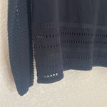 Maje  Mufina Open Knit Sweater, Black sz 1 New With Tags Photo 6