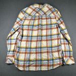 Croft & Barrow ‎ Womens Medium Flannel Shirt Button Up Plaid Long Sleeve Top NWT Photo 9