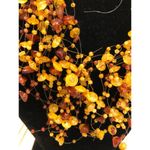 Floating Invisible Glass Pearl Bead Fashion Necklace Jewelry Earring SET New Orange Photo 1