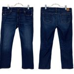 American Eagle  Women's Artist Bootcut Dark Wash Mid Rise Jeans Size 14 Photo 5