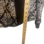 Ruff Hewn Ruff Hewn Women Medium Petite Black White Jacquard Long Sleeve Sweater Photo 7