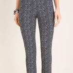 Chico's Women’s Slim-Fit Patterned Ankle Pants - Black/Gold Print. Chico’s size 12 Photo 5