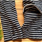 J.Crew Women’s Striped Knit Blazer - Size Small - Navy & White Photo 7