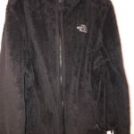 The North Face black fuzzy jacket Photo 0