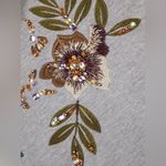 Pinko Italy Grey Embellished Sweatshirt Pullover Sweater Large Gray Photo 1