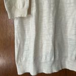 Anthropologie 🔴MOTH  size M heather ivory 3/4 dolmen sleeve knit top/sweater Photo 12