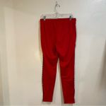 Victoria's Secret Pink Red Active Skinny Track Pant Sz M Size M Photo 6