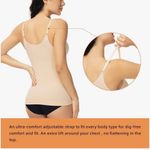 ATTLADY Women's Scoop Neck Compression Cami top Size L Size L Photo 3