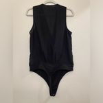 Good American  Women’s Georgette Blouson Wrap Bodysuit Size‎ 2 Photo 3