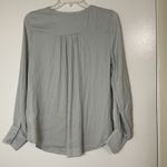 Anthropologie NWOT  MAISON d’AMELIE BLOUSE LIGHT SAGE GREEN SIZE SMALL Photo 4
