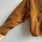 Madewell Faux Shearling Fleece Pullover Size Small Dried Cedar Deep Pile Comfort Photo 2