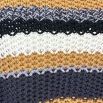 Free People  Devon Chunky Crop Boxy Striped Sweater in Sunflower Seed Medium Photo 9