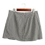 Urban Outfitters  Black and White Gingham Mini Skirt Photo 2
