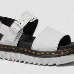 Dr. Martens Voss White Leather Strap Sandals Photo 1