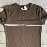 H&M  Taupe Brown Short Sleeve T-Shirt Dress NWT Photo 3