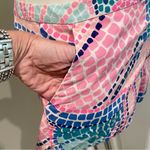 Lilly Pulitzer Adie Shorts Multicolor Cotton Tile Wave Summer Style Size 10 Photo 3