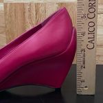 Jil Sander Fuchsia Leather Wedge Pump Size 39 Photo 8