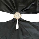 NEW Alamour the Label Romy Dress Black Dress LBD Mini Vacation Silk Sexy Size XL Photo 4