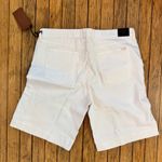 JEN7 Bermuda Shorts High Rise White Denim Everyday Casual Size 14 Photo 1