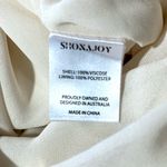 Shona joy  La Lune Gathered Square Neck Bias Dress in Cream Size 6 Photo 13