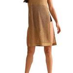 Francesca's Francesca’s Tianna Bronze Tunic Side Slit Mini Dress Swim Cover Up Size Medium Photo 0
