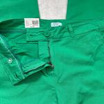 Crown & Ivy Crown & Ivy Charlotte Crop Pants Women's 10 Green Rolled Cuff Relaxed Fit NEW Photo 6