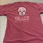 Zero Gravity Light Washed Burgundy Skull Graphic Tee Shirt M Red Size M Photo 6