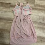 Lululemon  Shirt Womens 4 Pink White No Limits Tank S Striped Workout Bra Top Photo 1
