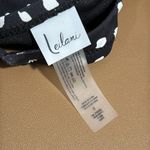 Leilani womens sz 8 black one piece white spots adjustable straps removable pads Photo 4