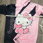 Hello Kitty Pink and Black Hoodie Size M Photo 6