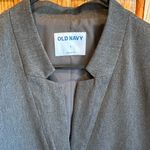 Old Navy  One Button Blazer Charcoal Gray Notched Collar size Large New NWT Photo 2