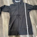 Burton  Dryride Softshell Jacket Charcoal Grey Zip Rain Coat Cinched Waist Medium Photo 7