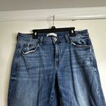 ZARA Jeans Size 8 Womens Skinny Mid Rise Dark Wash Blue Denim. Distressed. Photo 7