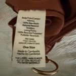 Brown Leather Shoulder Bag with Slouchy Design and Gold Hardware Photo 5