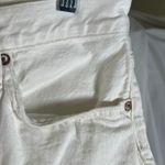 AGOLDE  Parker‎ Long White Denim Shorts Size 28 Raw Hem Casual Photo 3