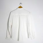 Alice Walk Gauze Popover 100% Cotton White Blouse Size Small Photo 1